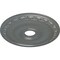 Ekena Millwork Jackson Ceiling Medallion (Fits Canopies up to 5 1/8"), Hnd-Painted Platinum, 20"OD x 3 5/8"ID x 1"P CM20JAPLS - alternate 4